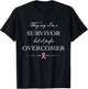 Breast Cancer Survivor - I Prefer Overcomer T-Shirt - T-Shirt | Black