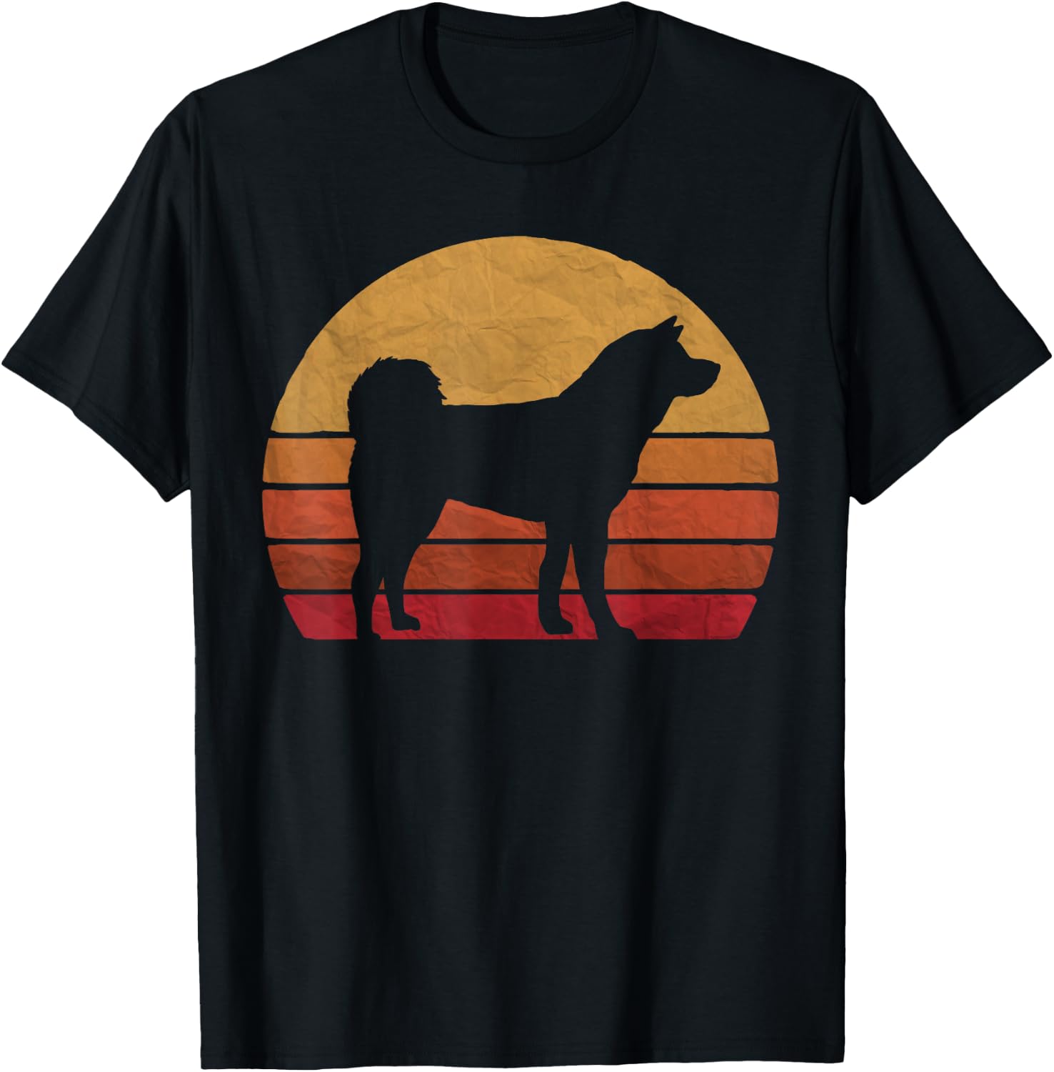 Funny Akita Art Men Women Dog Walker Veterinarian Dog Sitter T-Shirt - T-Shirt | Black