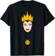 Disney Villains Evil Queen Big Face T-Shirt - T-Shirt | Black