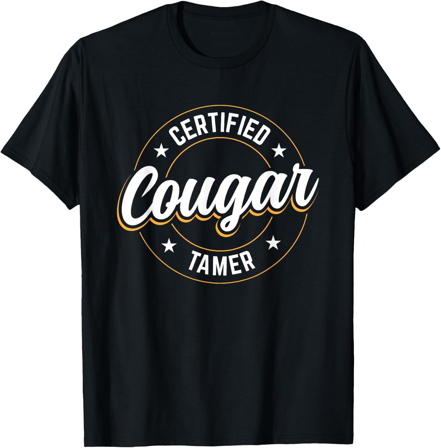 Certified Cougar Tamer T-Shirt - T-Shirt | Black
