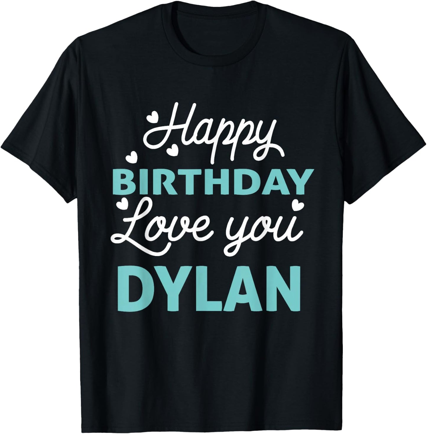 Happy Birthday Party for Birthday King Dylan Birthday Boy Men - Black, Small, Short Sleeve, , Regular Fit, Cotton, -Adults, Kids T-Shirt - T-Shirt | Black