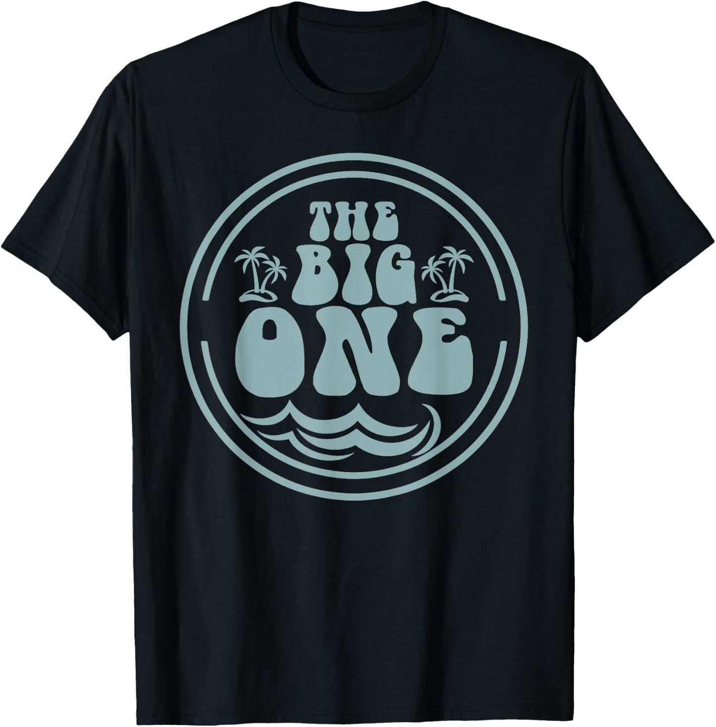 Surf Matching Birthday The Big One 1st Birthday T-Shirt - T-Shirt | Black