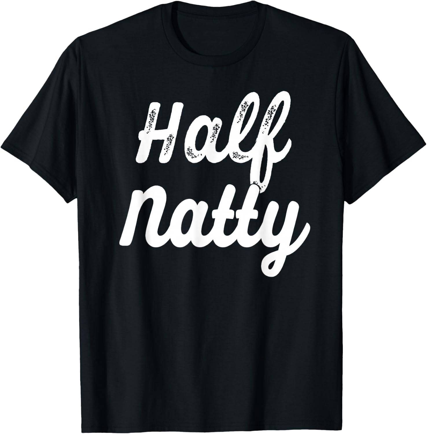 Half Natty T-Shirt - T-Shirt | Black