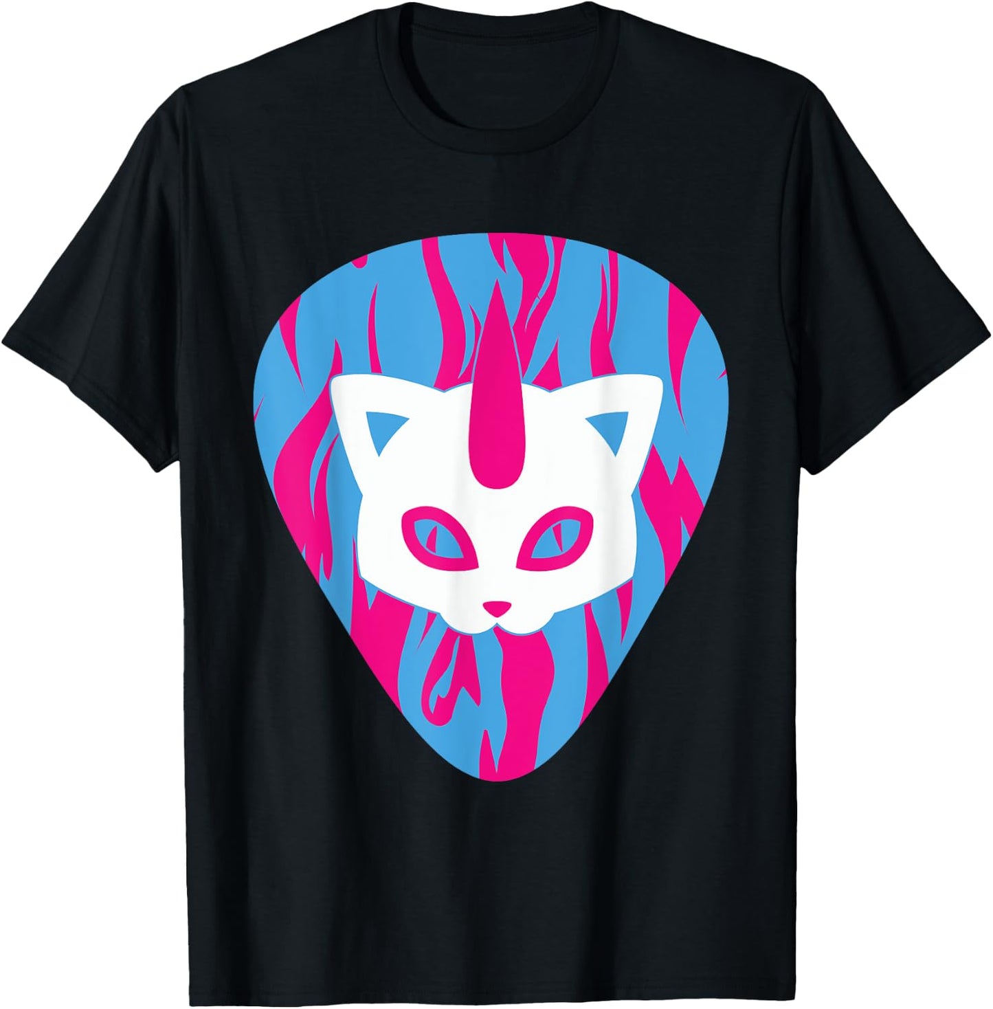 Miraculous Ladybug Glam Rock Kitty Section Guitar Pick T-Shirt - T-Shirt | Black