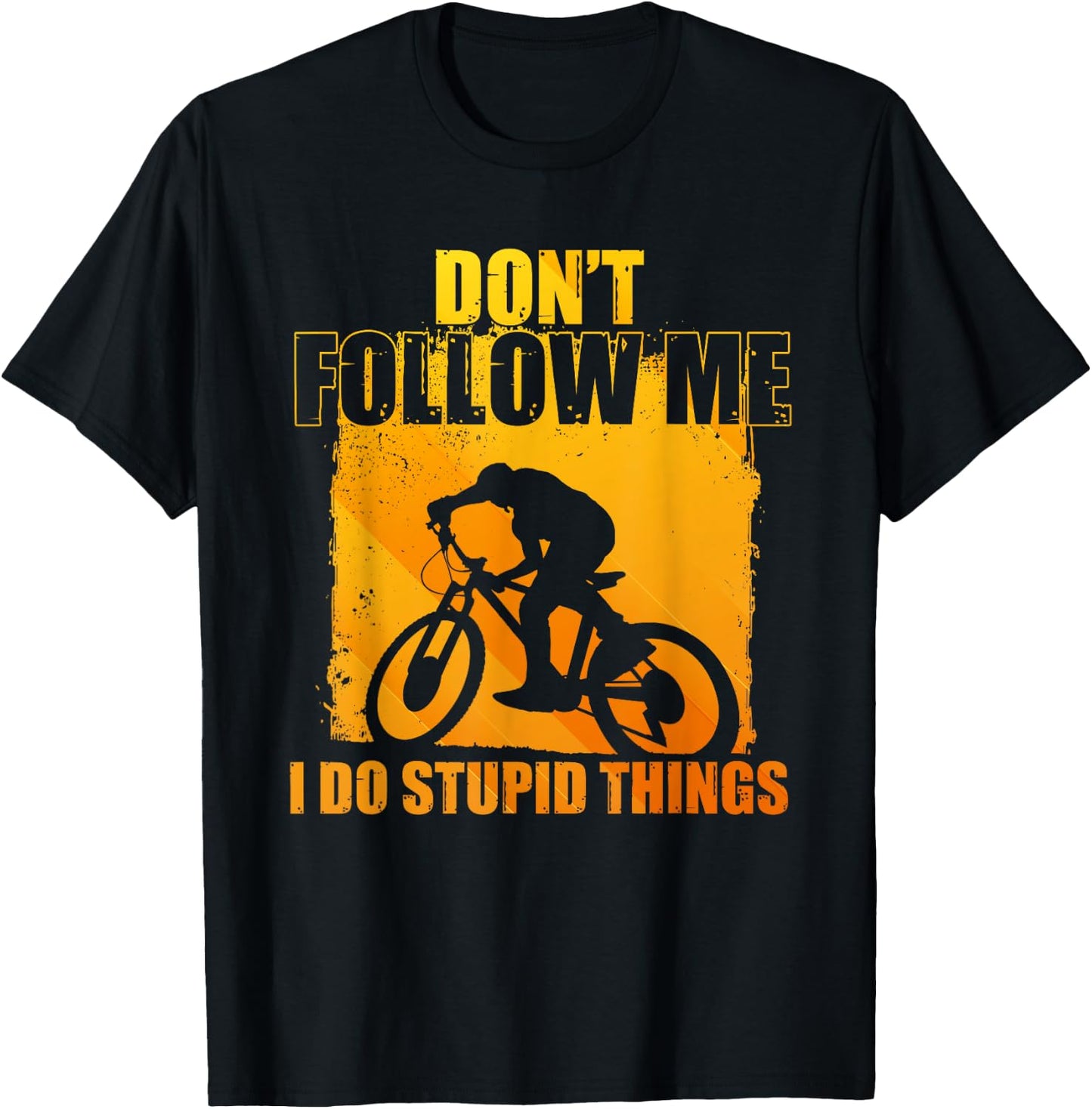 Funny Mountain Biking Art Women Cycling Downhill MTB T-Shirt - T-Shirt | Black