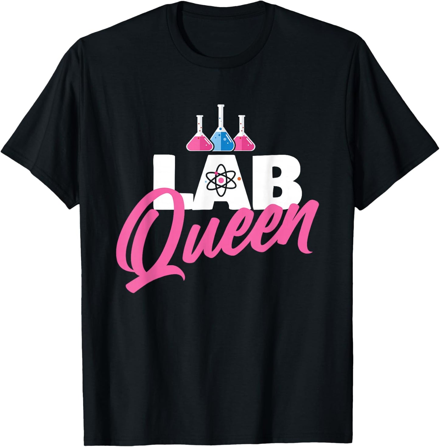 Lab Queen - Laboratory Technician Science Medical Scientist Small T-Shirt - T-Shirt | Black