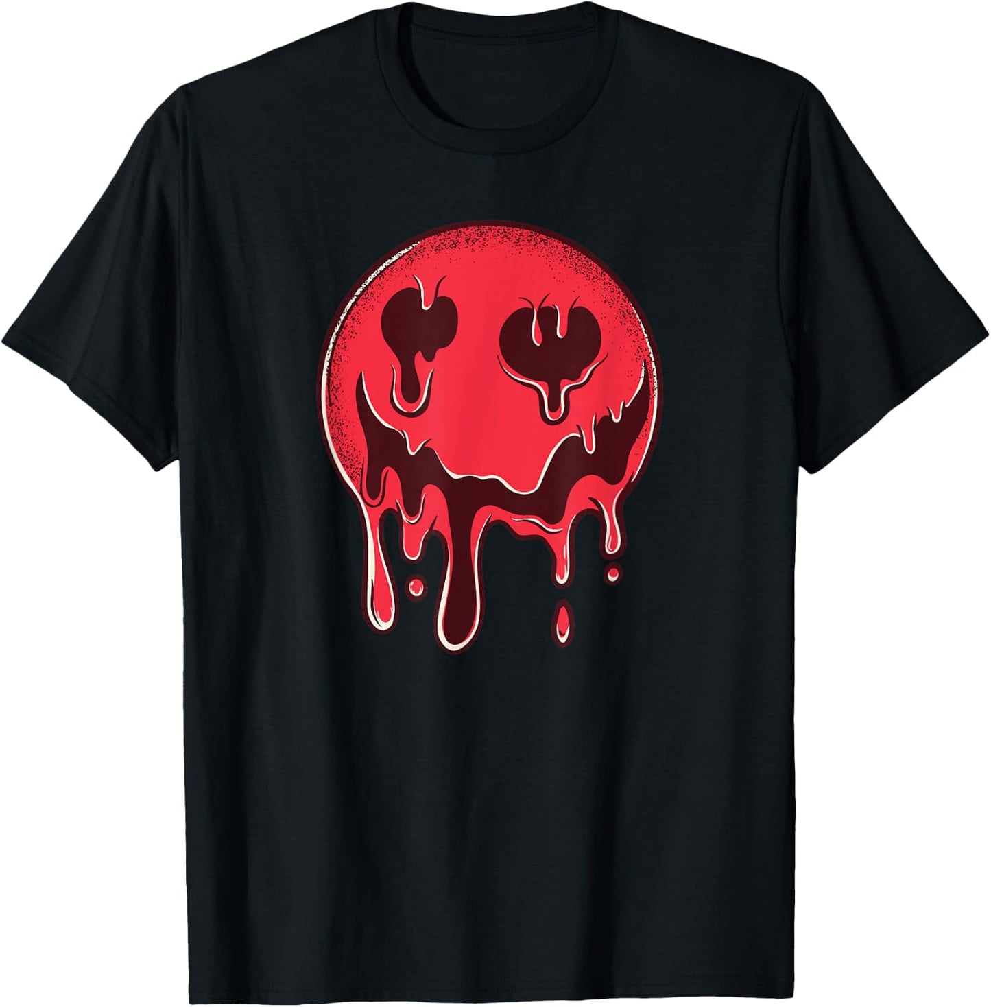 Melting Smile Retro 80s 90s I Music Classic T-Shirt - T-Shirt | Black