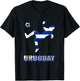 Uruguayan Pride Uruguay Flag Uruguay Soccer Player Uruguay T-Shirt - T-Shirt | Black