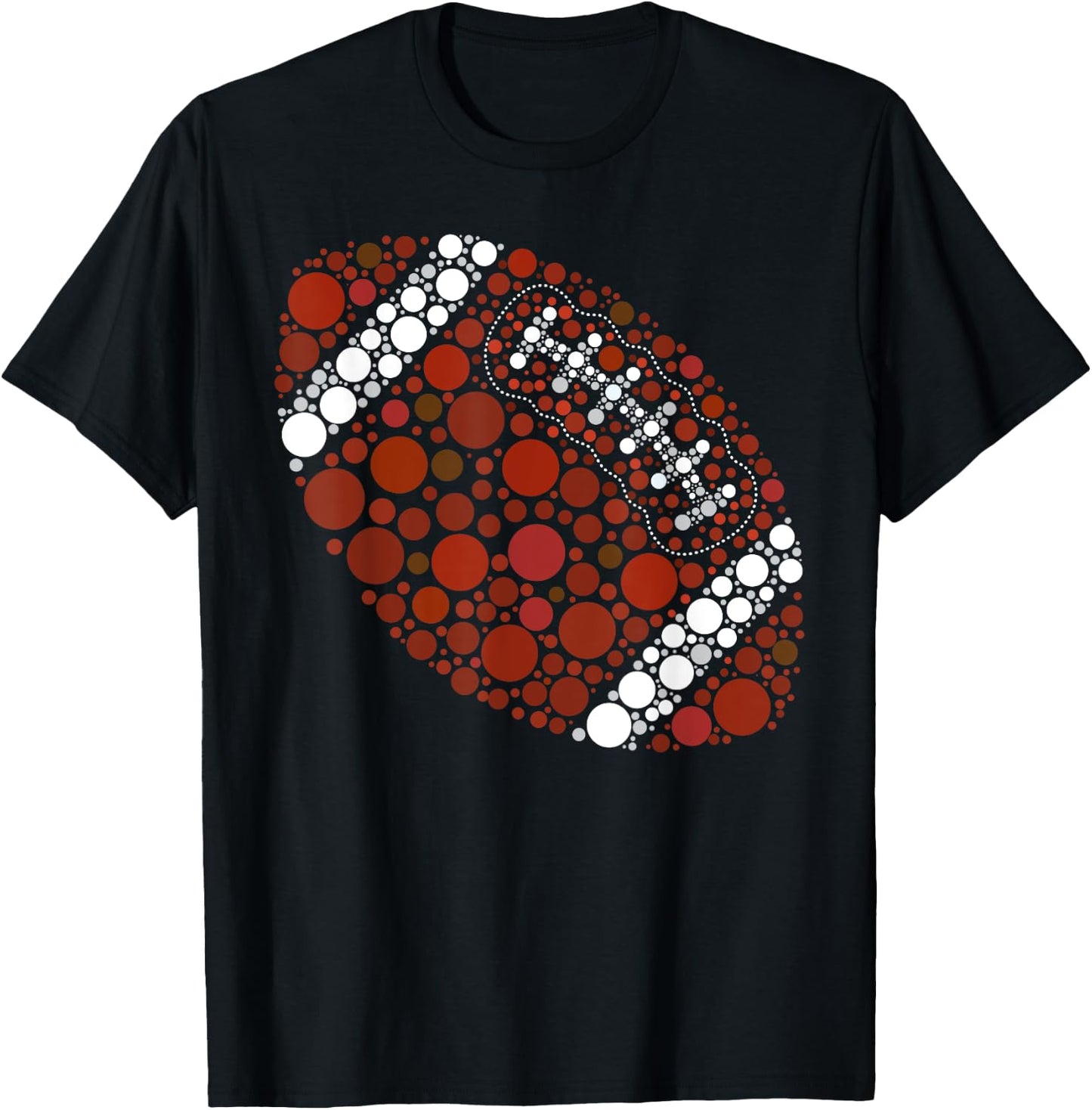 International Dot Day Football sports boys girls teacher T-Shirt - T-Shirt | Black