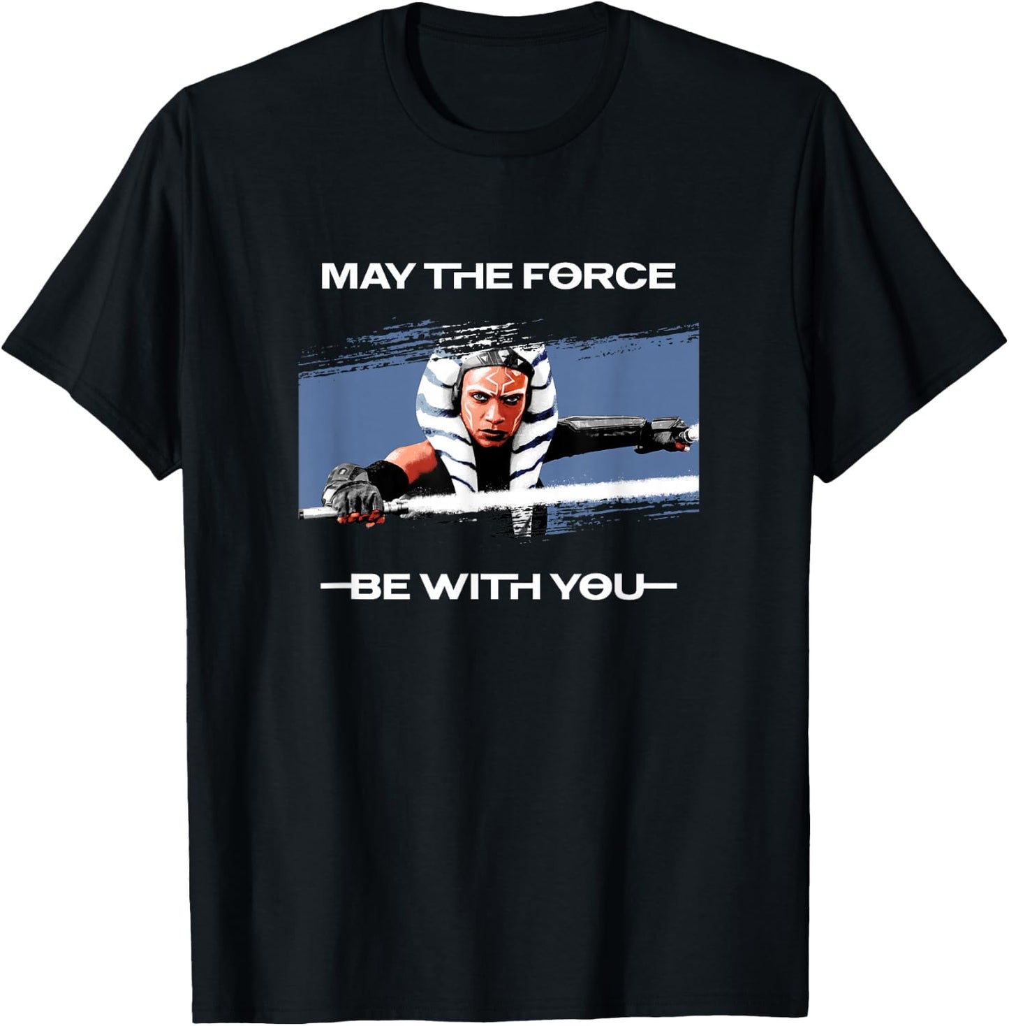Star Wars: Ahsoka Tano May The Force Be With You Panel T-Shirt - T-Shirt | Black