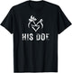 His Doe Matching Hunting Couples Valentines Day Gf T-Shirt - T-Shirt | Black