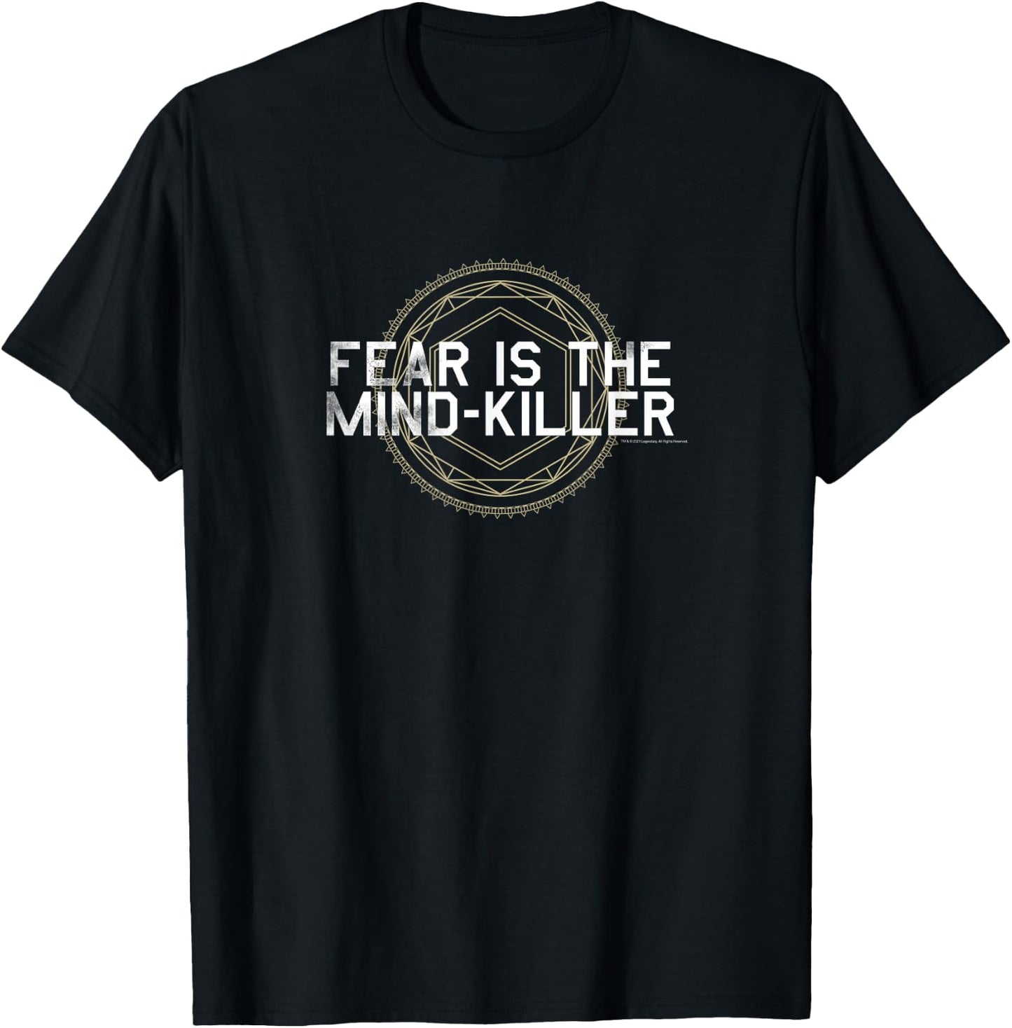 Dune (2021) - Fear is The Mind Killer - Shai-Hulud T-Shirt - T-Shirt | Black
