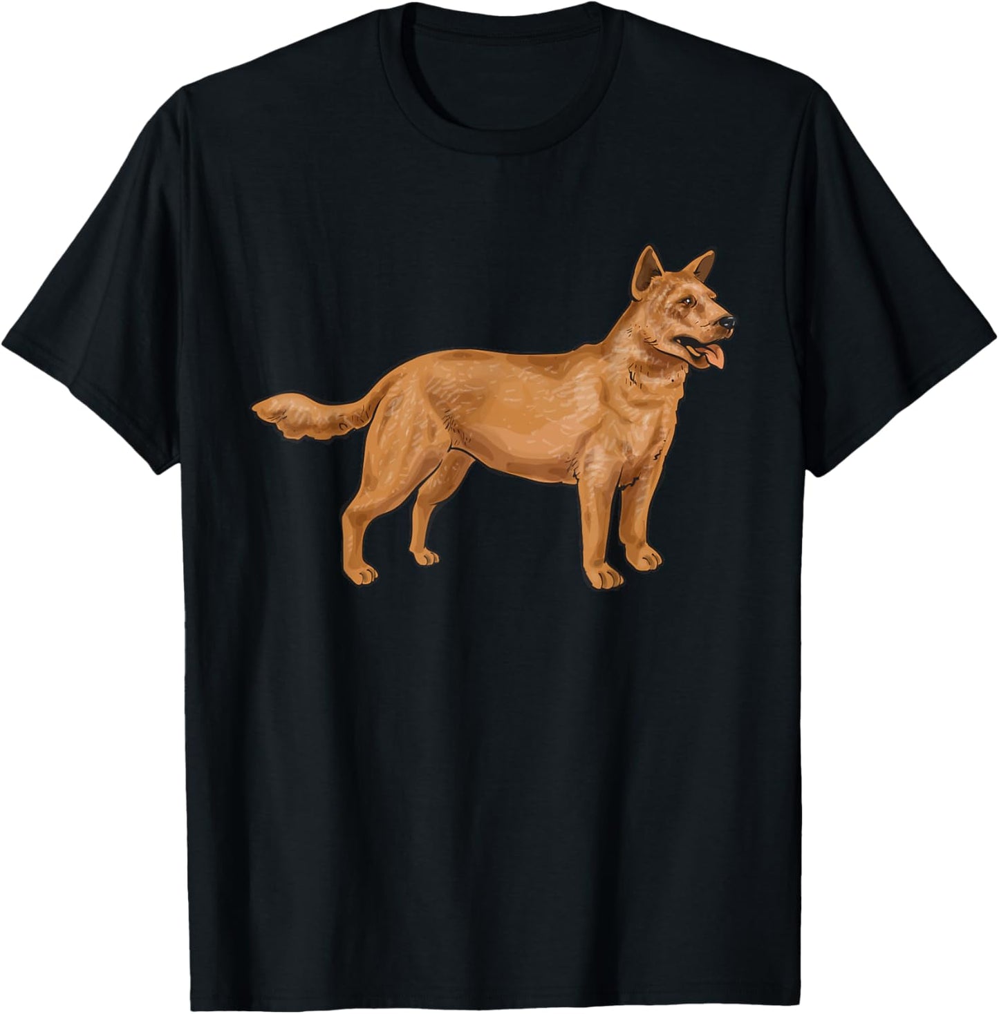 Red Heeler Australian Cattle Dog Women Kids T-Shirt - T-Shirt | Black