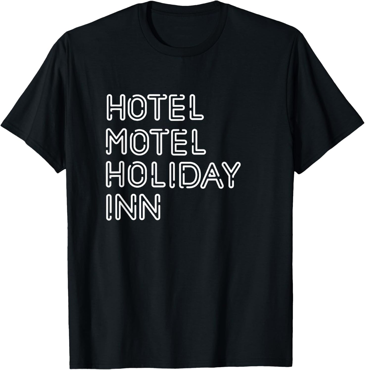 Hotel Motel Vintage Holiday T-Shirt - T-Shirt | Black