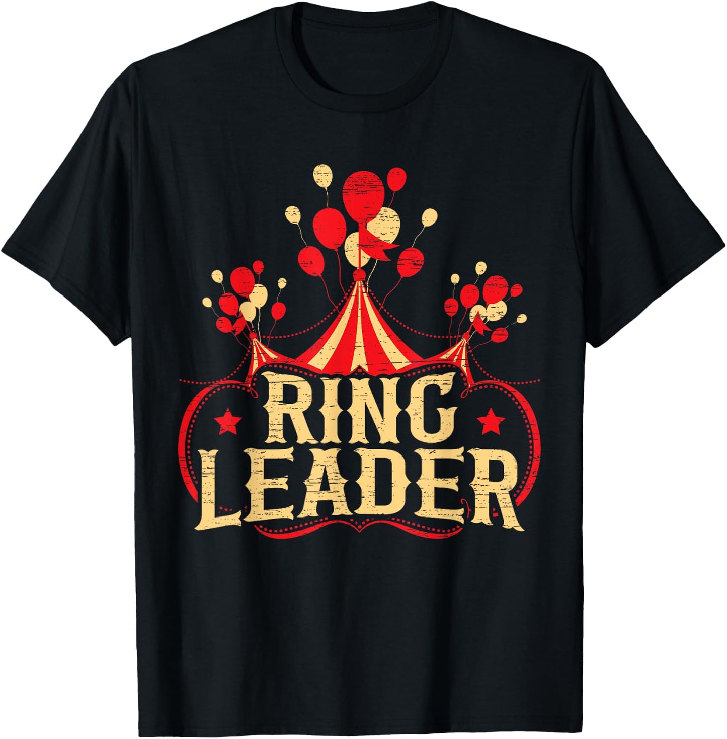 Ring Leader Circus Event Security Carnival Ringmaster T-Shirt - T-Shirt | Black