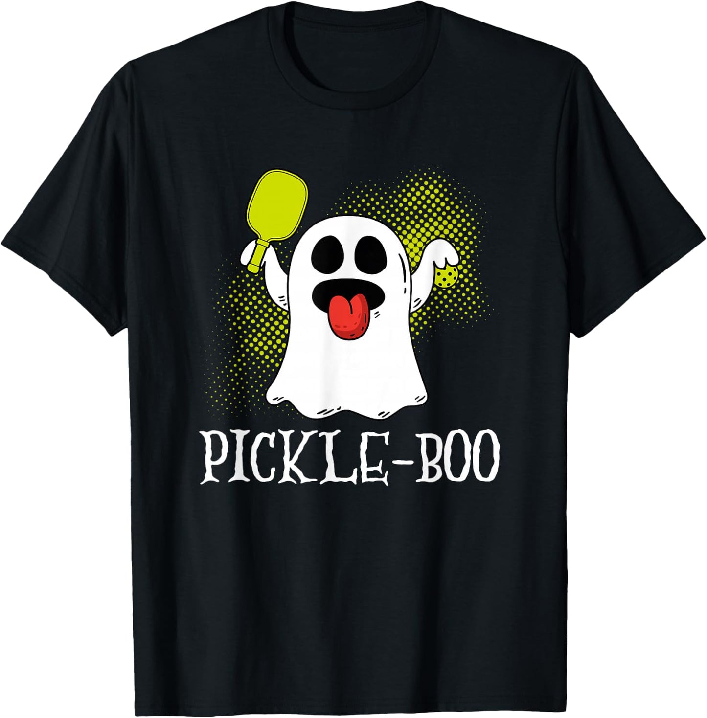 Pickleball Halloween Costume Pickleball Lover Trick Or Treat T-Shirt - T-Shirt | Black