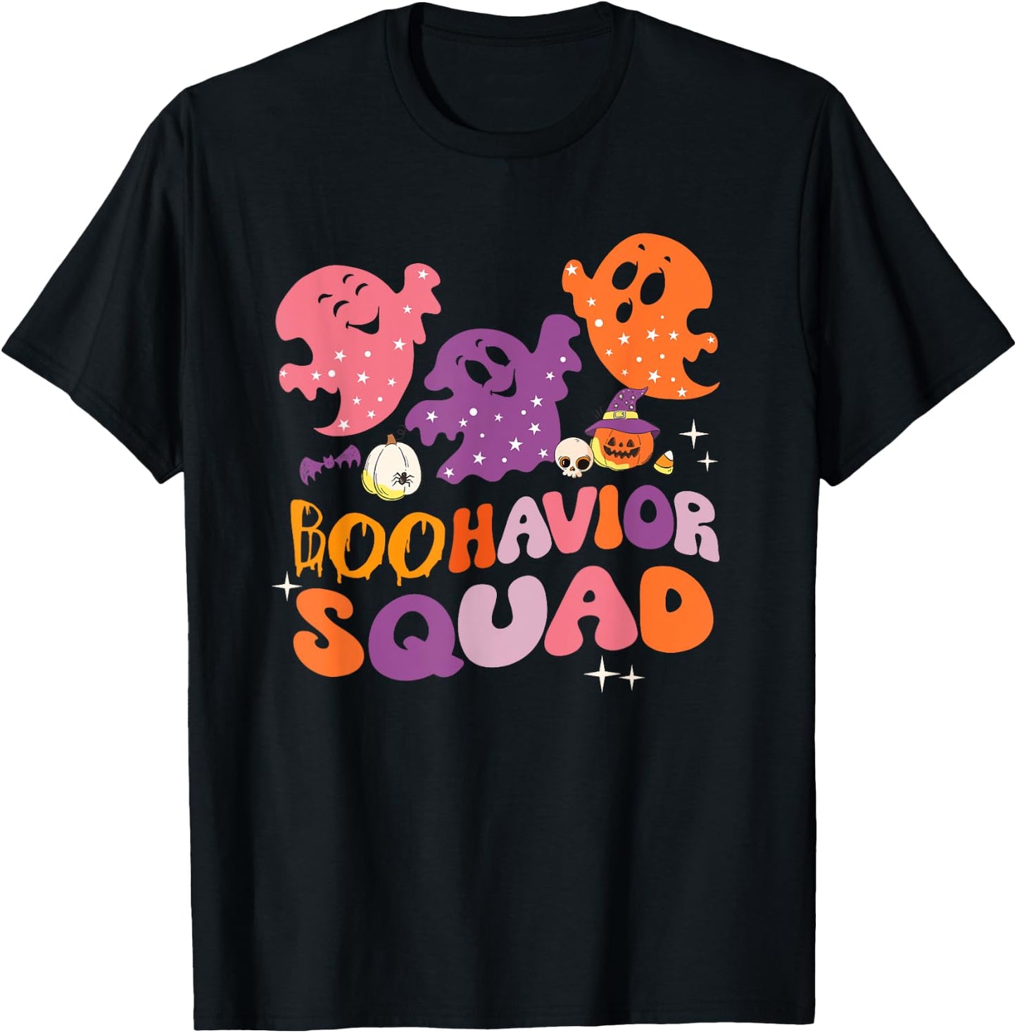 Boohavior Squad Behavior Squad ABA Therapist Halloween T-Shirt - T-Shirt | Black
