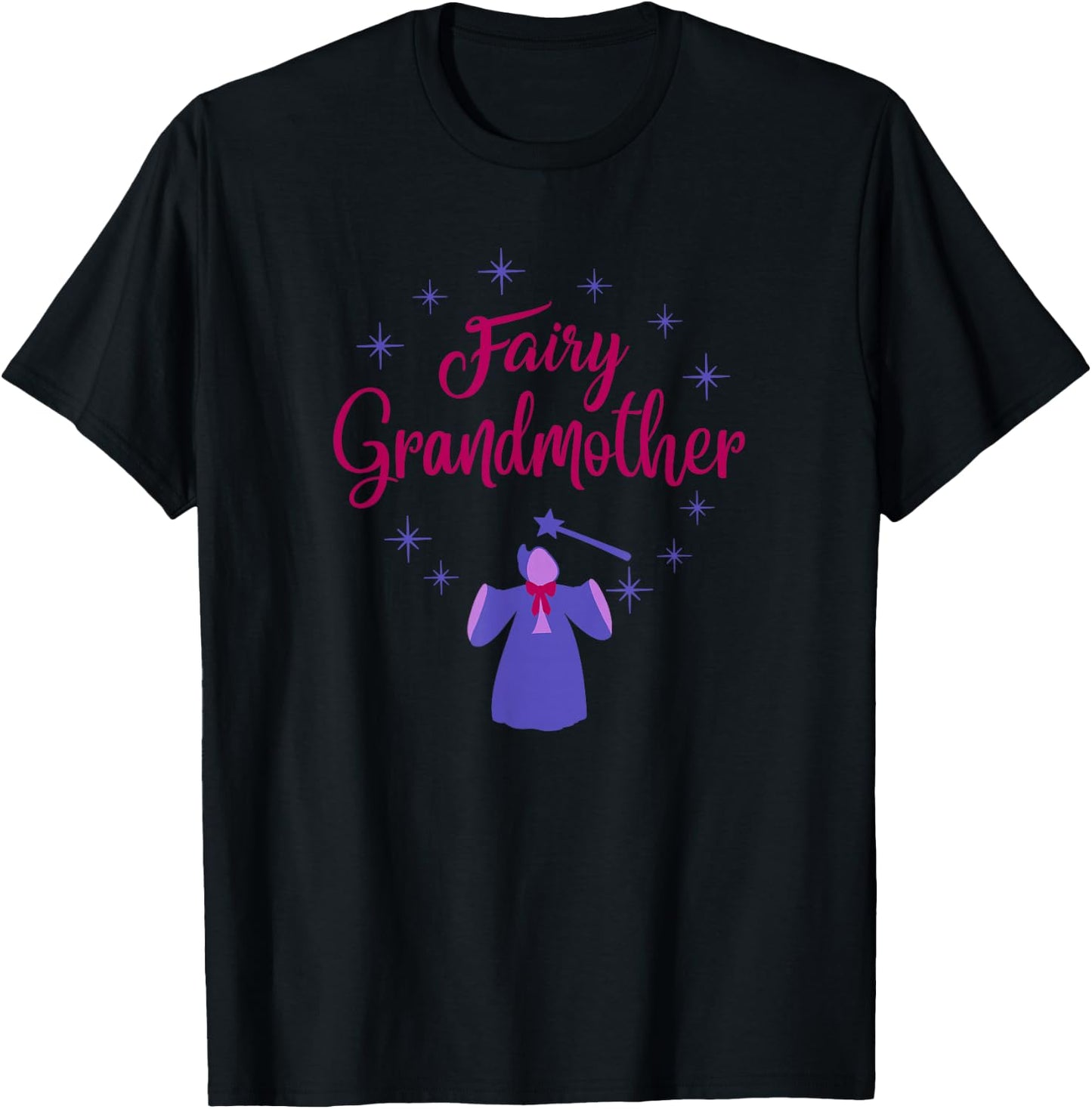 Fairy Grandmother The Best Gift Fairy Tale Legend Fans T-Shirt - T-Shirt | Black