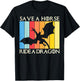 Save A Horse Ride A Dragon T-Shirt - T-Shirt | Black