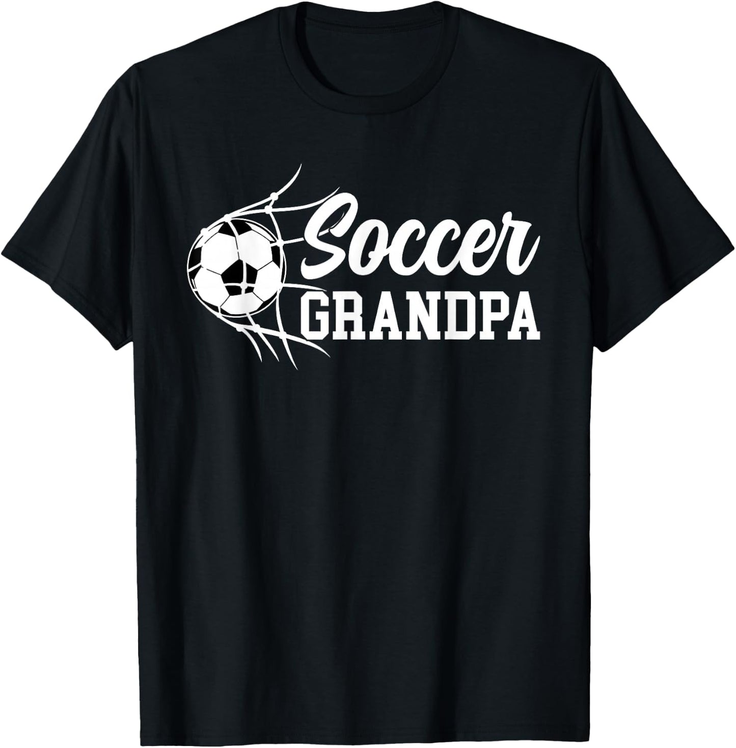 Soccer Grandpa Of A Soccer Player Grandfather T-Shirt - T-Shirt | Black