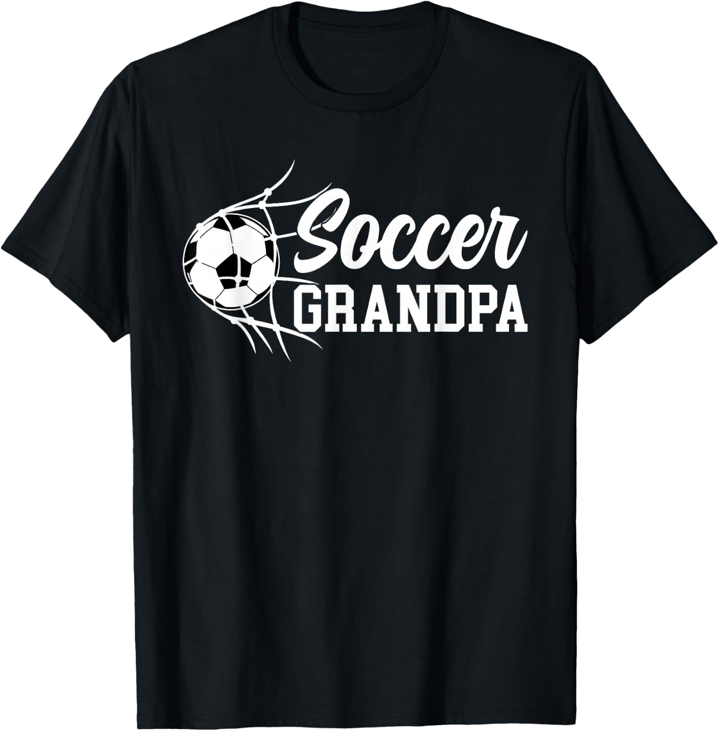 Soccer Grandpa Of A Soccer Player Grandfather T-Shirt - T-Shirt | Black