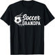 Soccer Grandpa Of A Soccer Player Grandfather T-Shirt - T-Shirt | Black