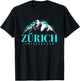 Swiss Alps Zurich Switzerland T-Shirt - T-Shirt | Black