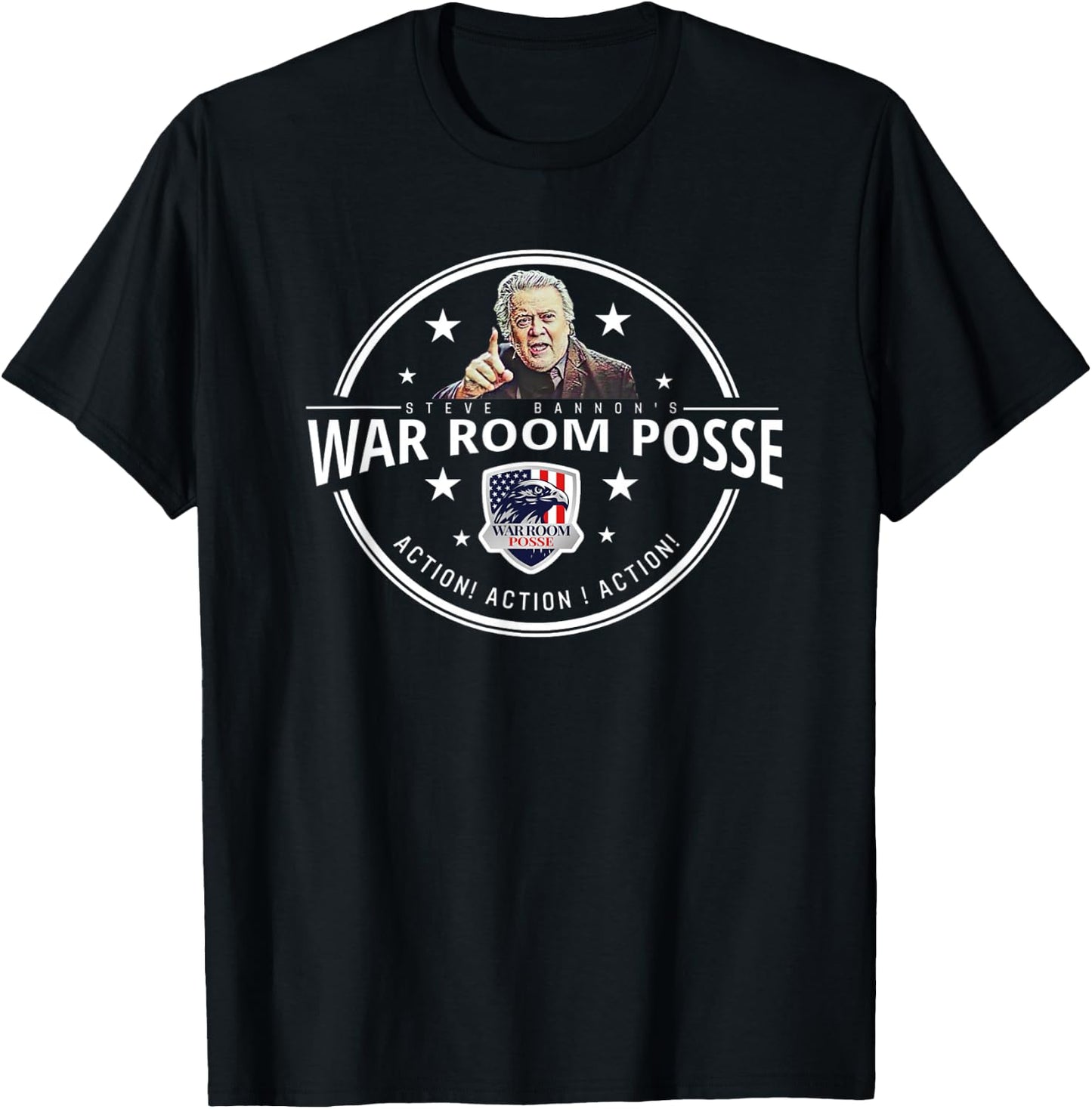 Bannon's War Room Posse Political Gift T-Shirt - T-Shirt | Black