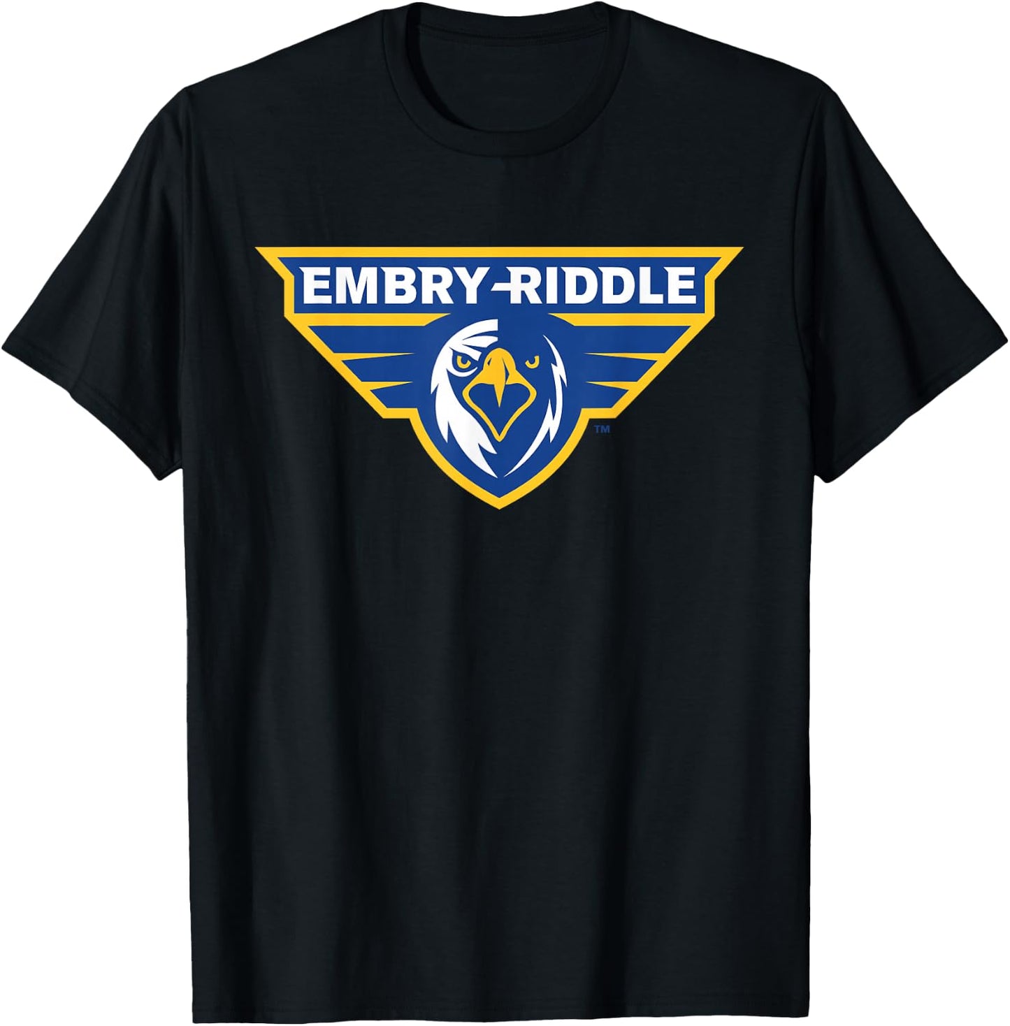 Embry Riddle University Eagles | Official NCAA | NCAFEMB001 T-Shirt - T-Shirt | Black