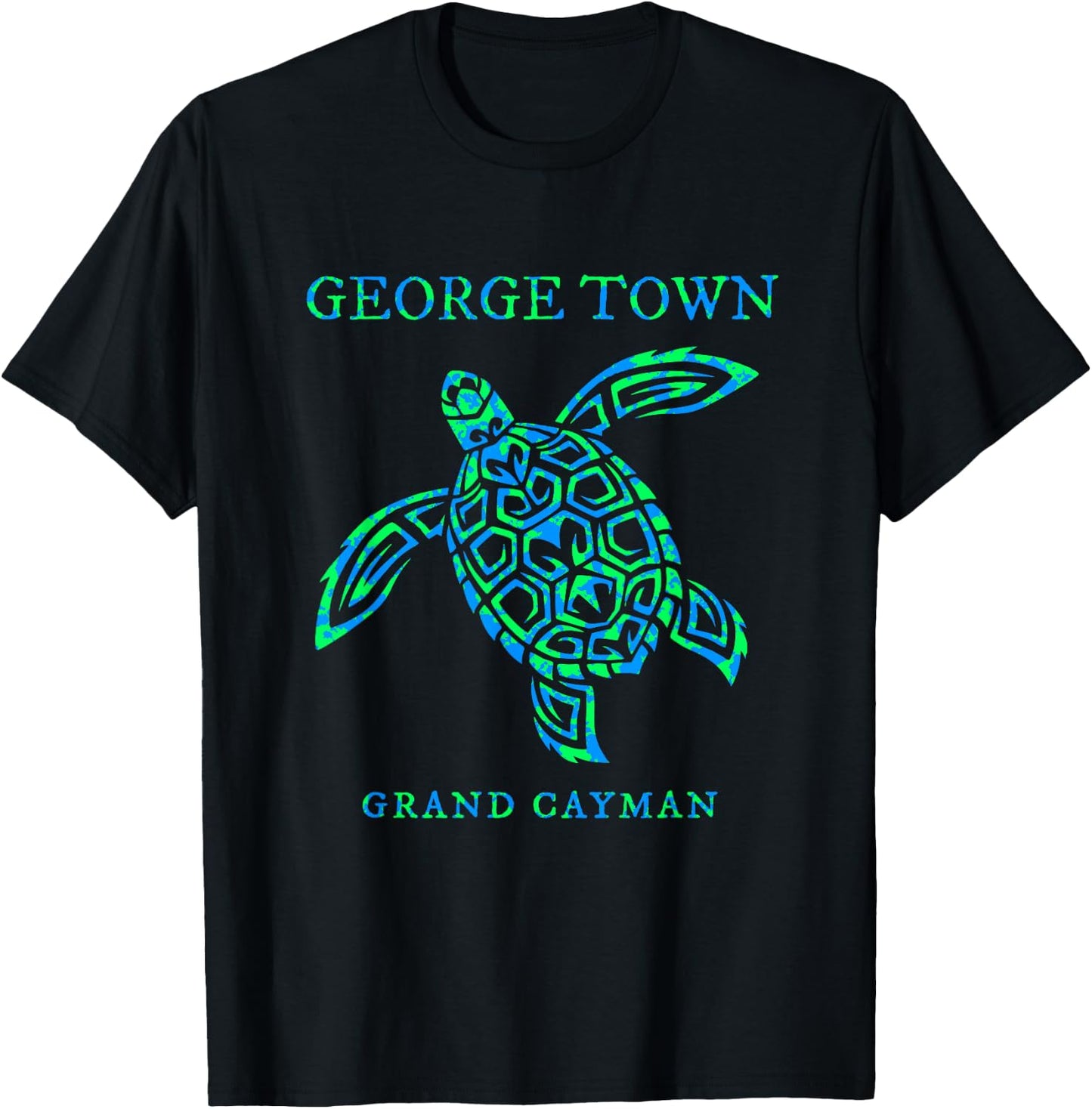 George Town Grand Cayman Islands Sea Turtle Boy Girl Toddler T-Shirt - T-Shirt | Black