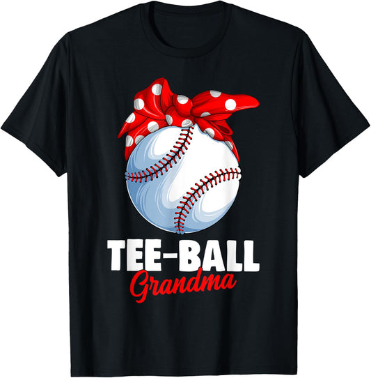 Ball Grandma T Ball TBall Teeball Women T-Shirt - T-Shirt | Black
