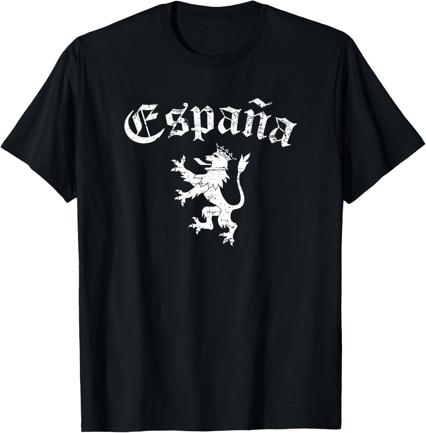 Espana Spain Lion Symbol Spanish Spaniard Pride T-Shirt - T-Shirt | Black