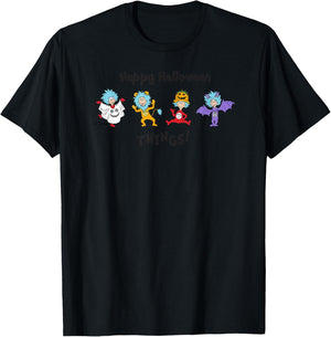 Dr. Seuss Happy Halloween Things T-Shirt - T-Shirt | Black