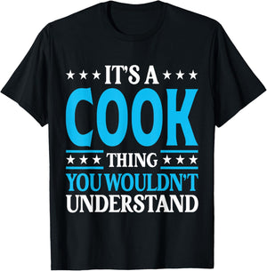 It's A Cook Thing Surname Funny Family Last Name Cook T-Shirt - T-Shirt | Black