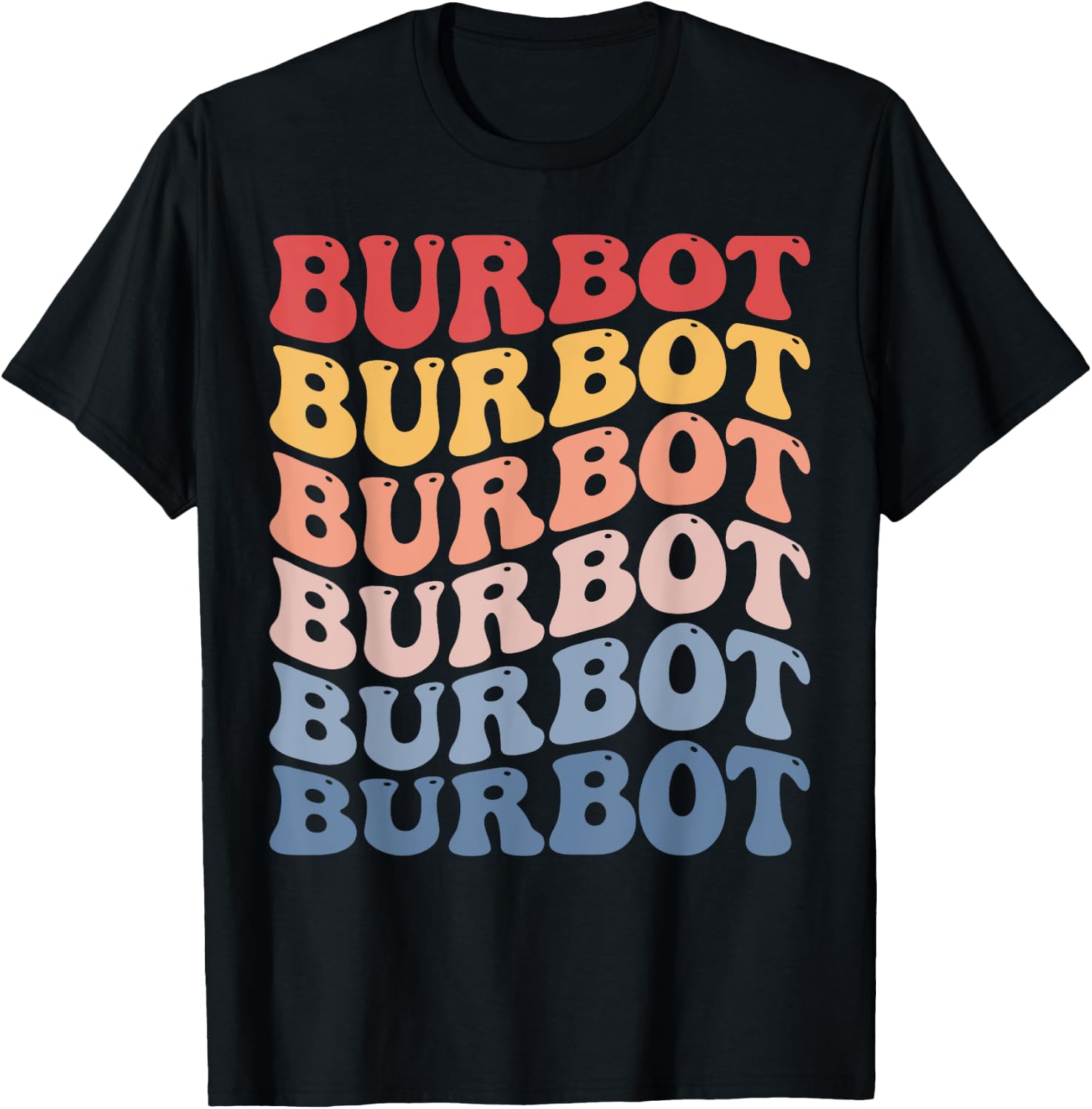 Burbot Groovy Retro Fish T-Shirt - T-Shirt | Black