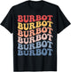 Burbot Groovy Retro Fish T-Shirt - T-Shirt | Black