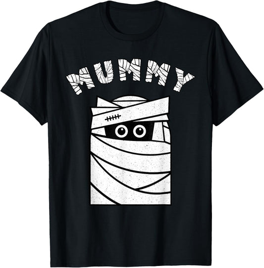 Mummy Ghost Costume Mom Halloween Decor Mummy Bandage T-Shirt - T-Shirt | Black