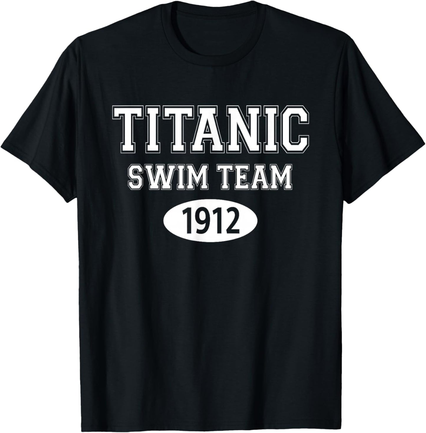 Titanic Swim Team T-Shirt - T-Shirt | Black