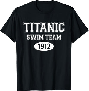 Titanic Swim Team T-Shirt - T-Shirt | Black