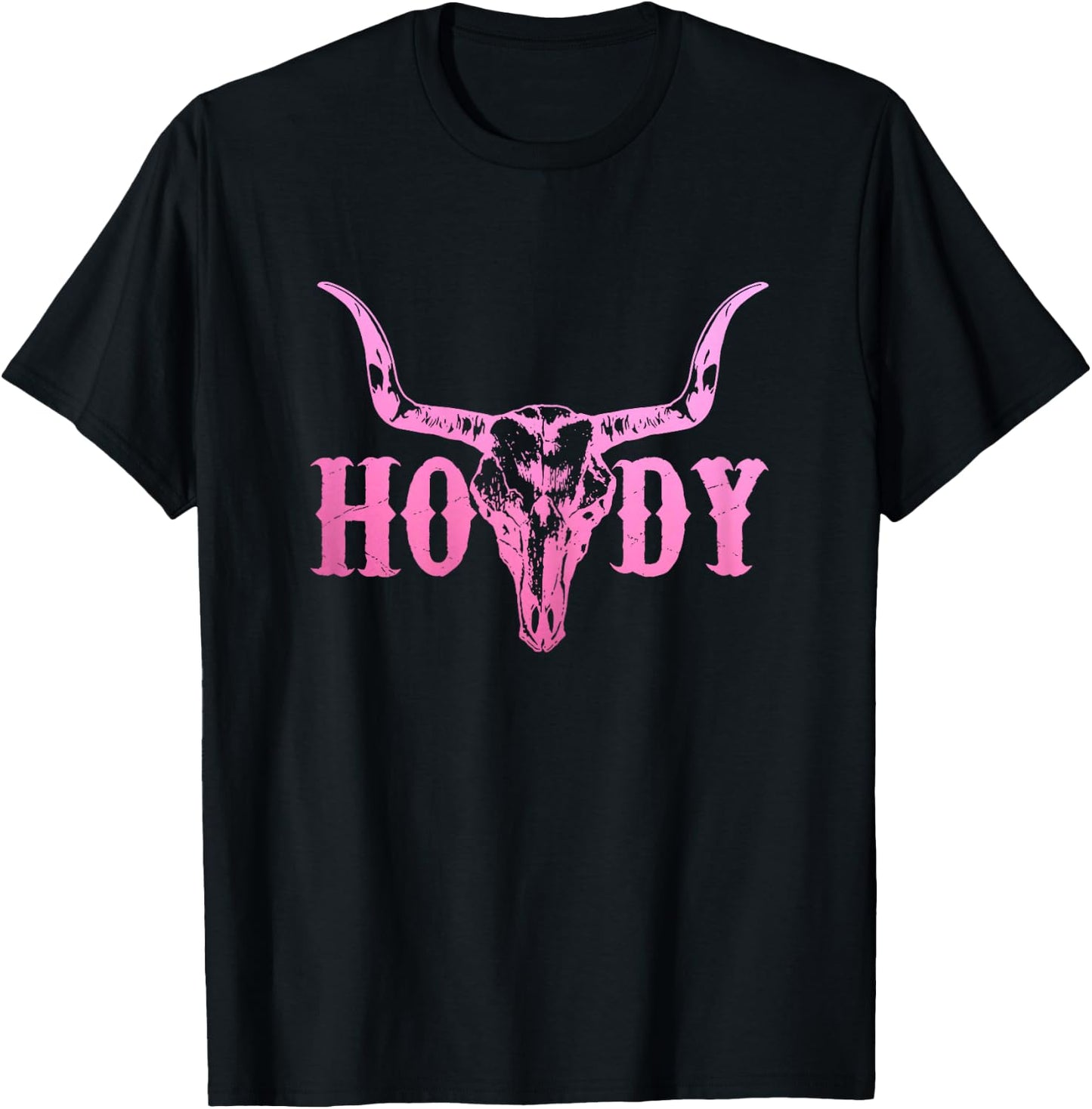 Howdy Cowboy Cowgirl Rodeo Horse Riding Texas Southern T-Shirt - T-Shirt | Black