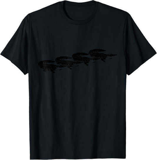 Alligator Vintage Gator Florida Everglades National Park T-Shirt - T-Shirt | Black