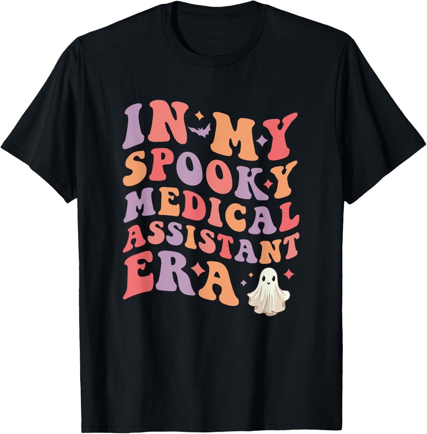 In My Spooky Medical Assistant Era Halloween Funny T-Shirt - T-Shirt | Black