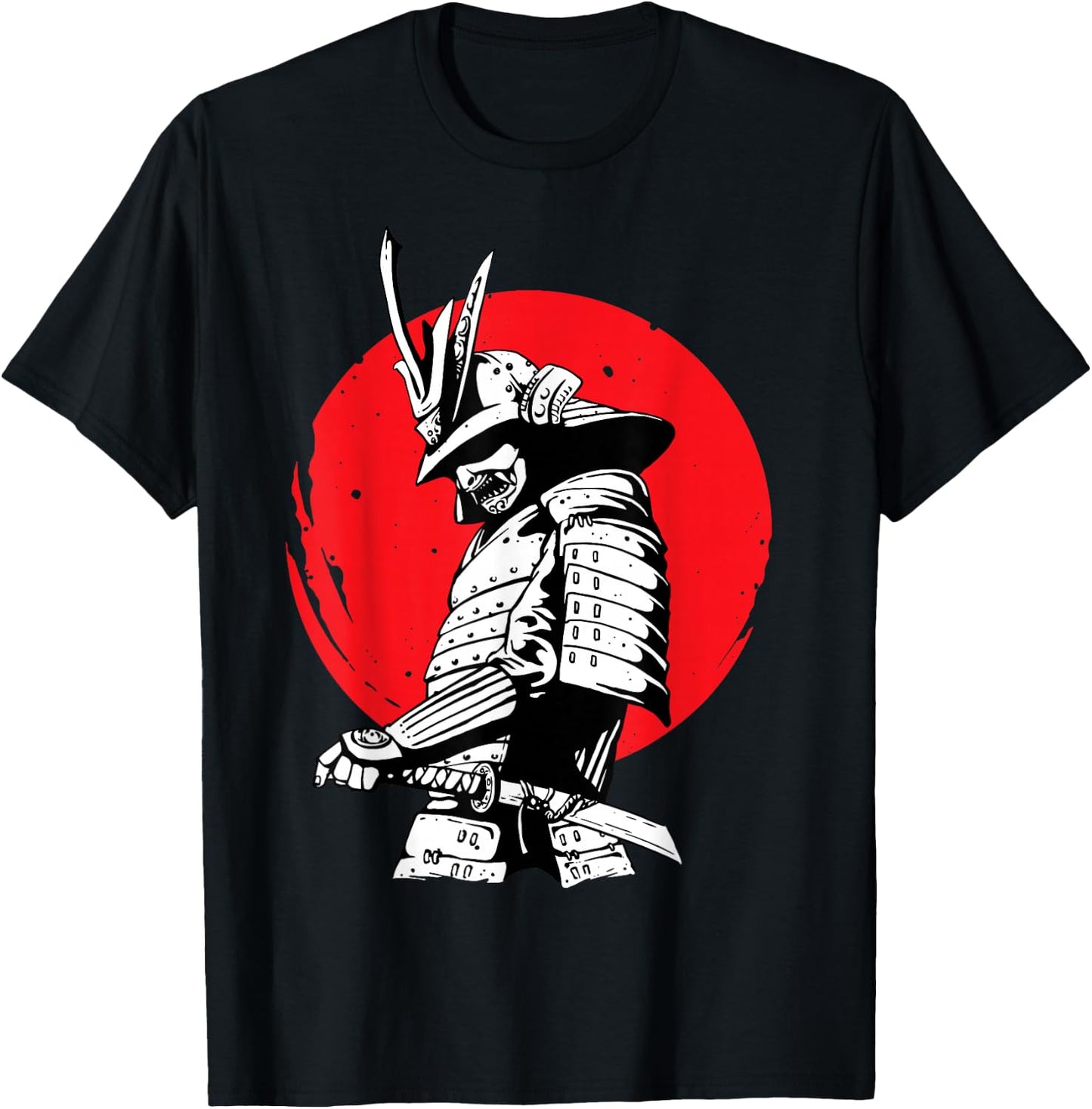 Samurai Swordsman T-Shirt - T-Shirt | Black