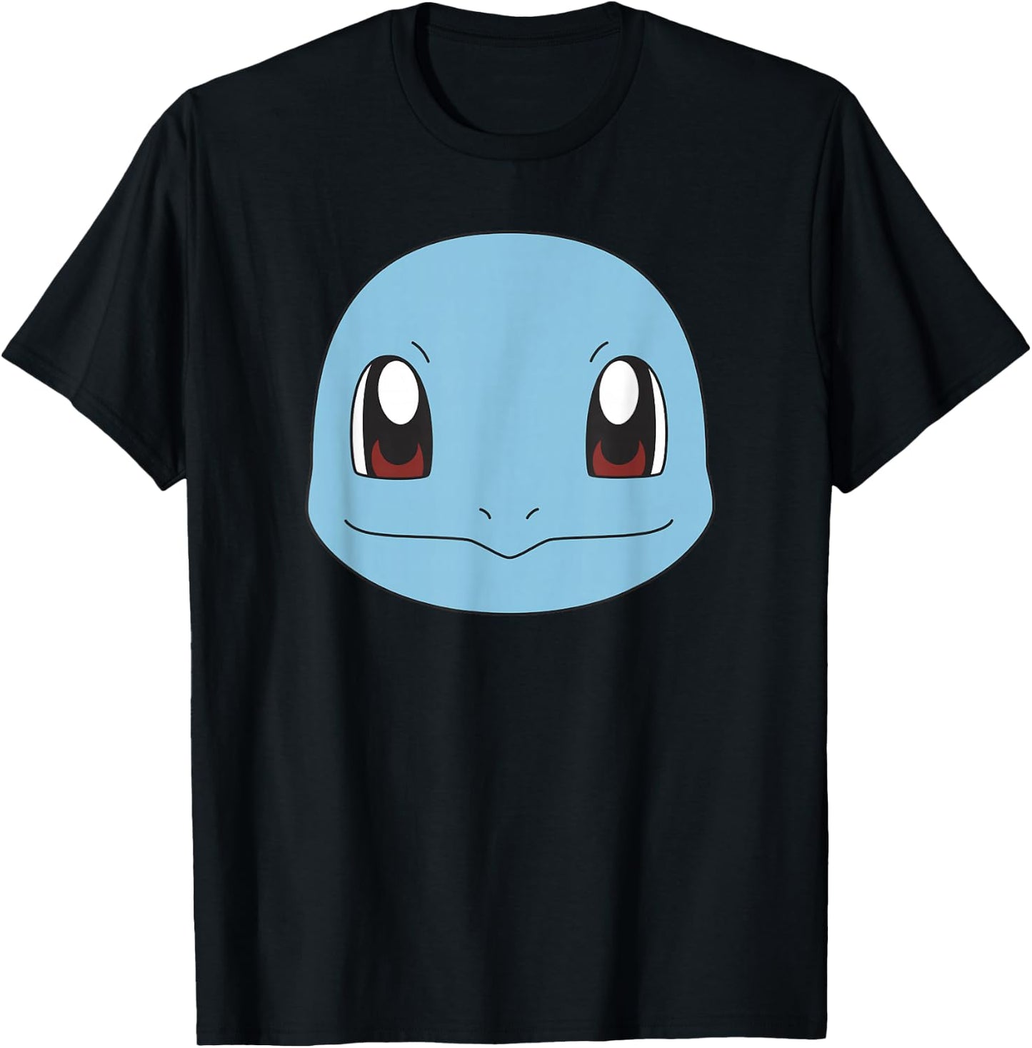 Pokémon Squirtle Cute Tiny Turtle Big Face T-Shirt - T-Shirt | Black