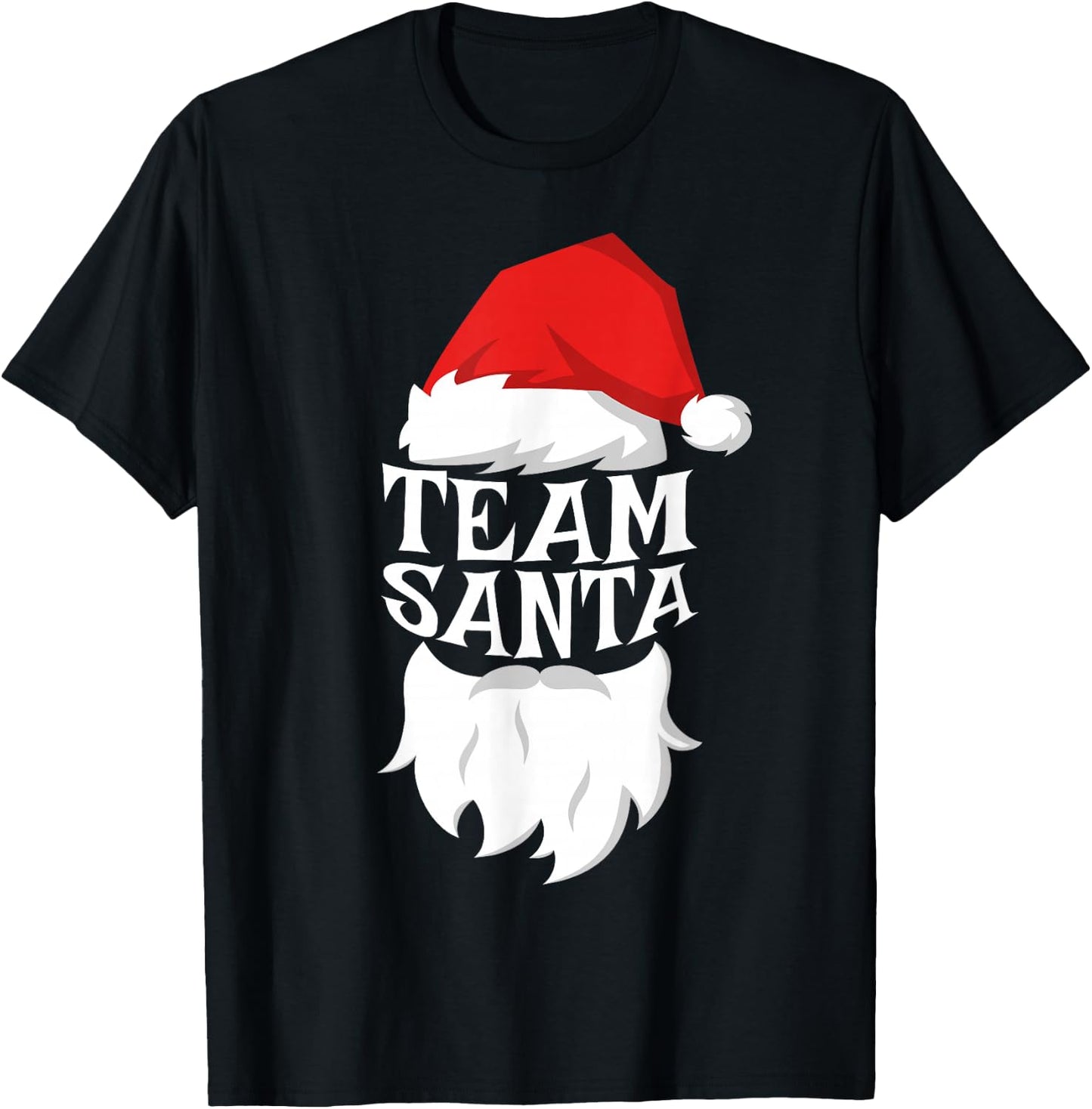 Team Santa Shirt Kids Adult Men Women Christmas Santa Squad T-Shirt - T-Shirt | Black