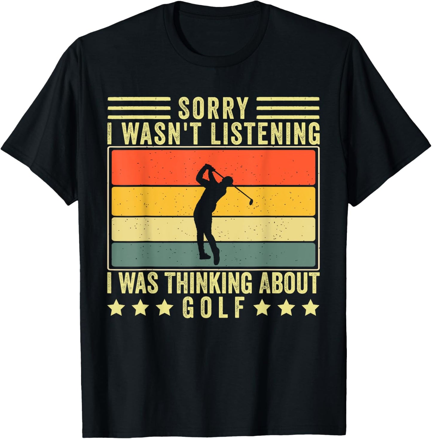 Funny Golf Sayings Design Men Golf Player T-Shirt - T-Shirt | Black