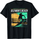 Vintage Surfing Old Mans Beach San Clemente Surfers Paradise T-Shirt - T-Shirt | Black