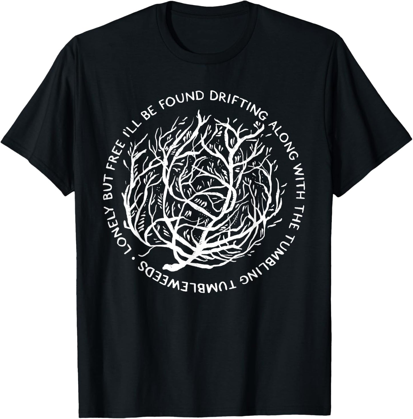Tumbling Tumbleweed T-Shirt - T-Shirt | Black