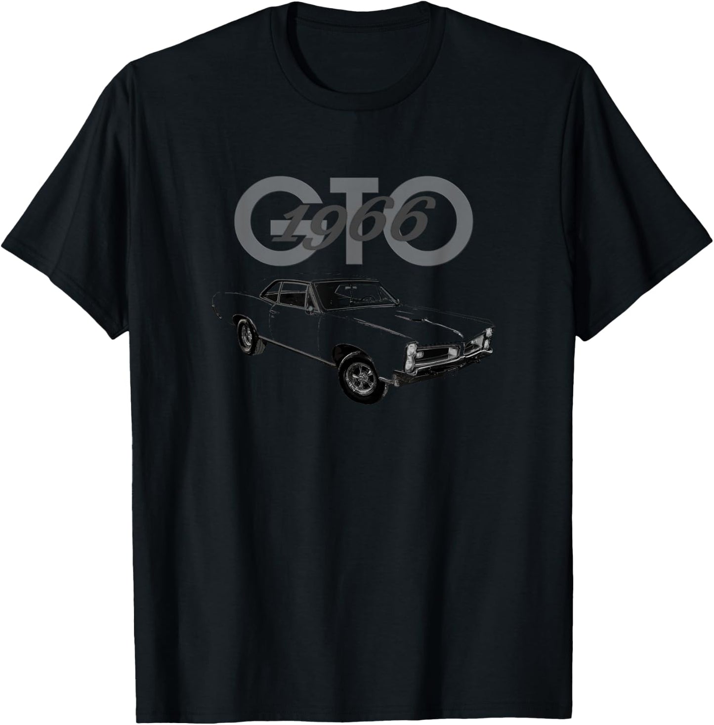 AMERICAN MUSCLE CARS,1966 GTO, CLASSIC CARS, CAR GUYS, 1960s T-Shirt - T-Shirt | Black