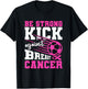 Football Breast Cancer T-Shirt - T-Shirt | Black